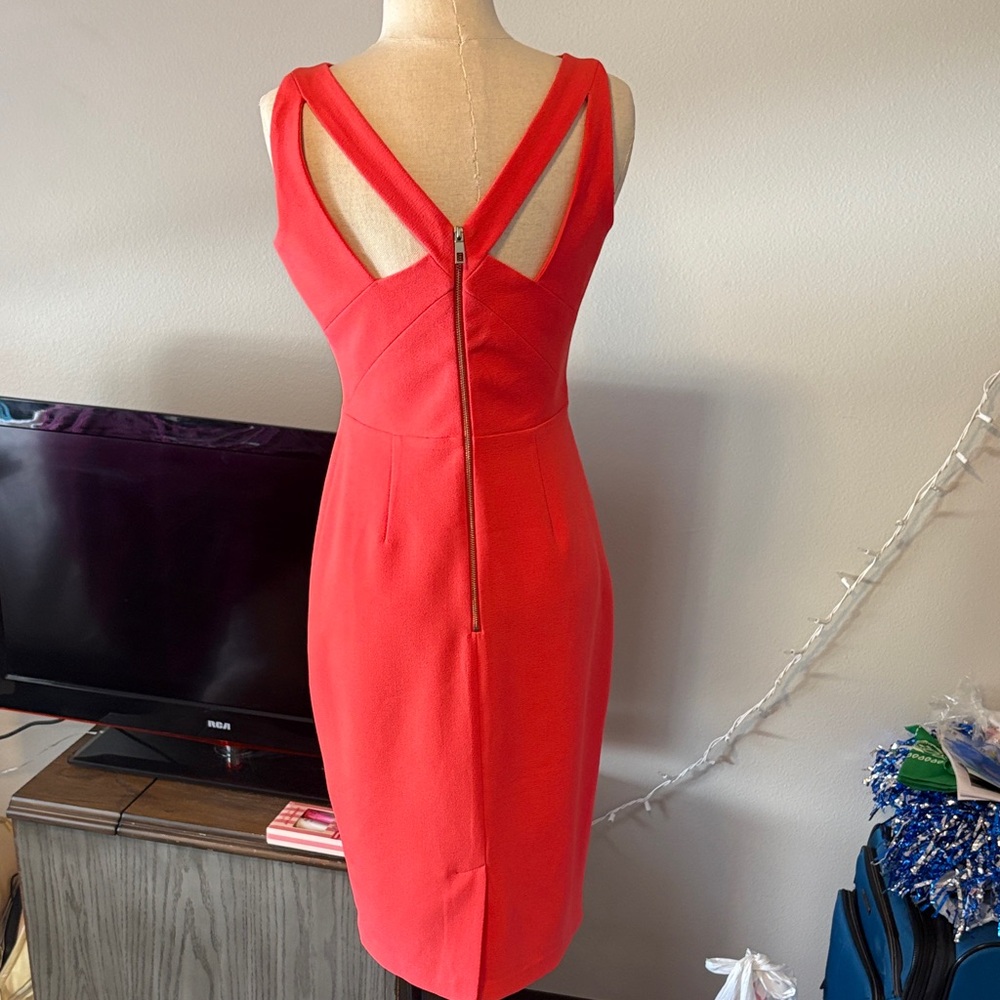 Vince Camuto Vibrant Red Dress - Picture 5 of 7